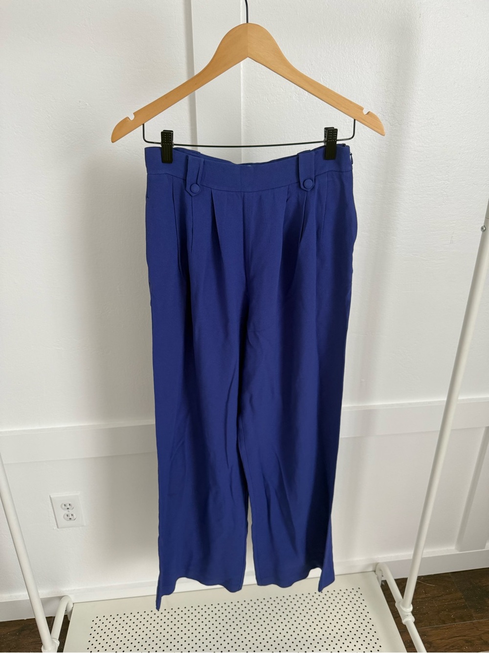 Sezane Loulou Trousers Blue Vif - Picture 2 of 4